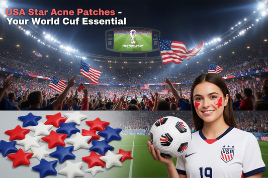 Shine Bright at the 2026 World Cup with USA Star Acne Patches