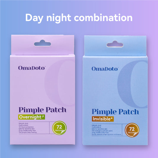 Day & Night Acne Patches Duo - Salicylic Acid Treatment (144 Count)