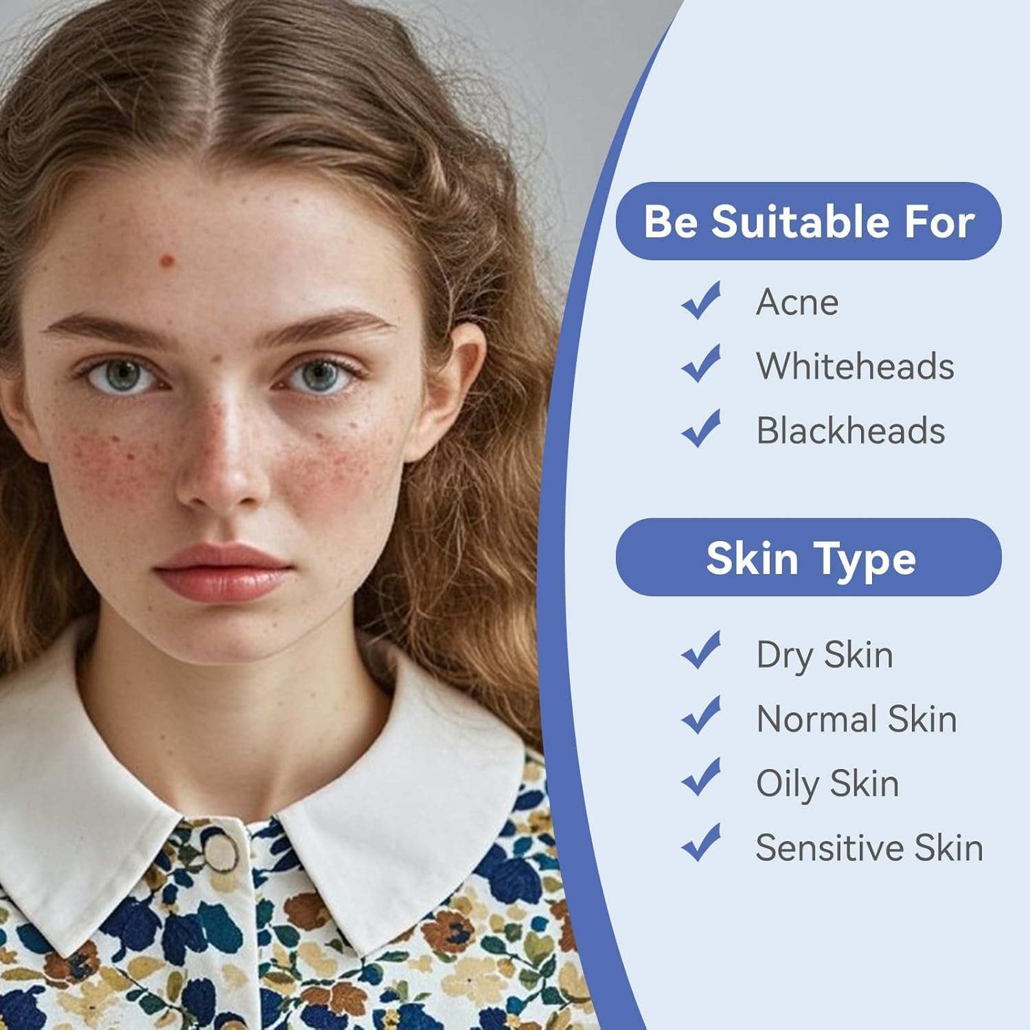 OmaDoto Invisible Pimple Patches - 12mm Hydrocolloid (72 Count) - OmaCare