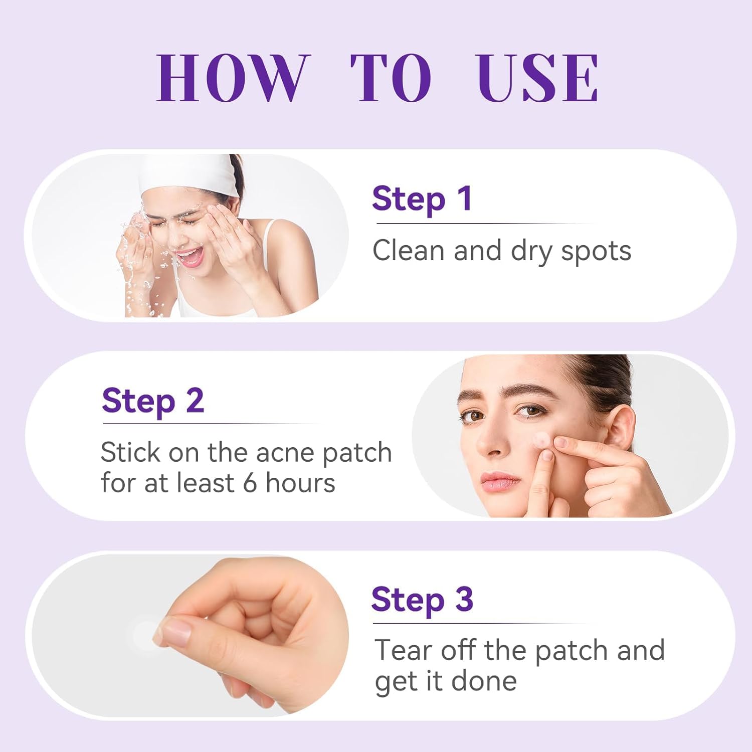 Omadoto Acne Patches - Overnight Pimple Treatment (72 Count) - OmaCare