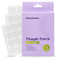 Omadoto Acne Patches - Overnight Pimple Treatment (72 Count) - OmaCare
