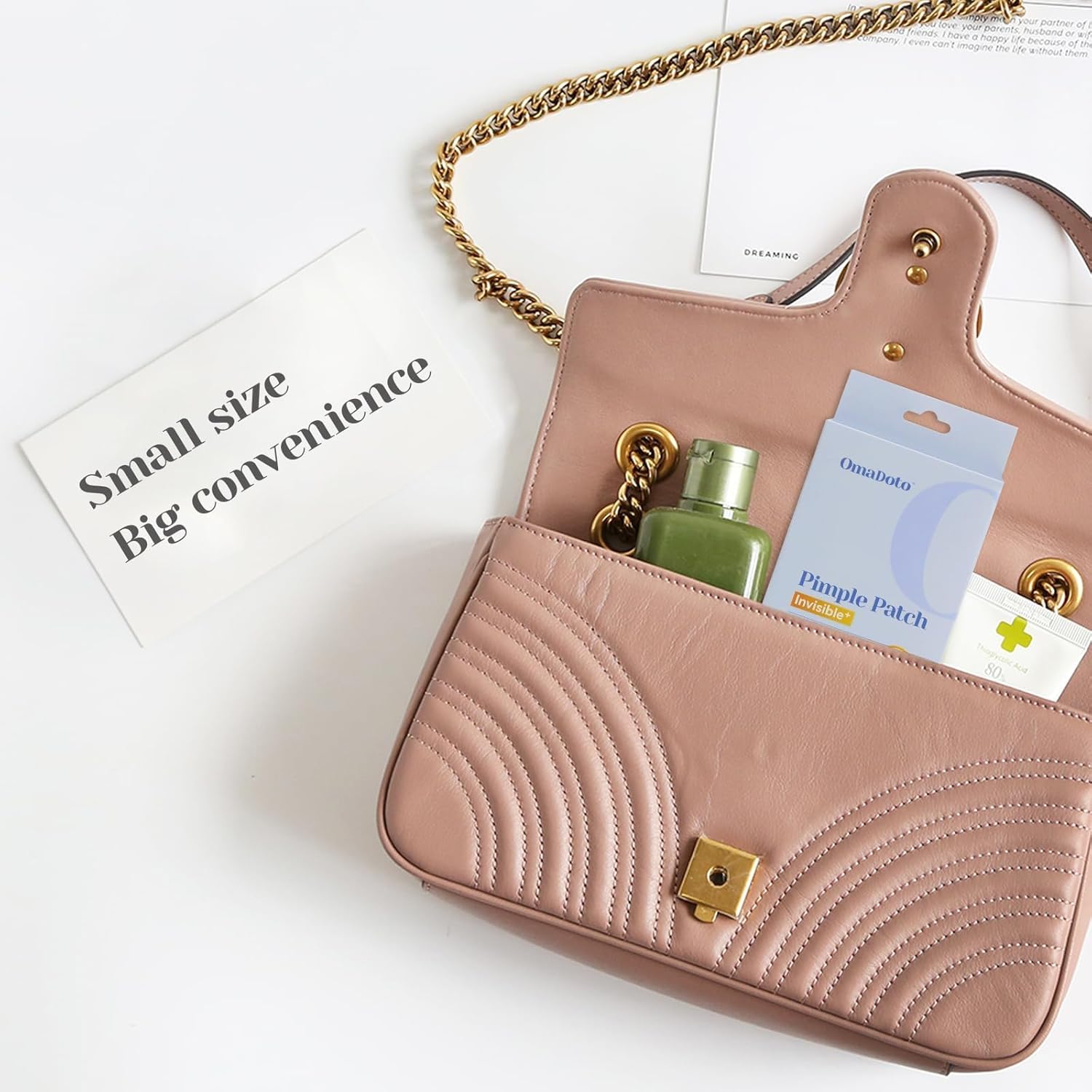 OmaDoto Invisible Pimple Patches - 12mm Hydrocolloid (72 Count) - OmaCare